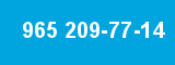 965 209-77-14